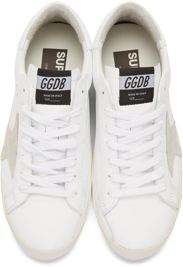 商品Golden Goose|White & Grey Superstar 运动鞋,价格¥3499,第5张图片详细描述