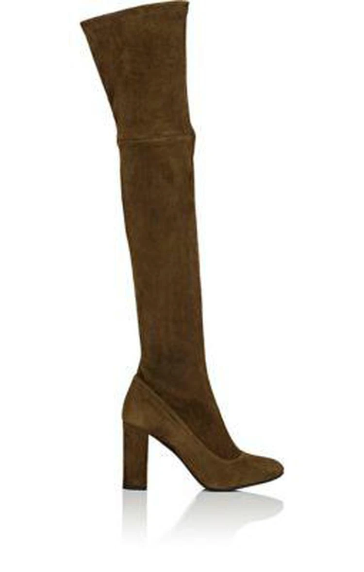 商品Barneys New York|Suede Knee Boots,价格¥1853,第1张图片