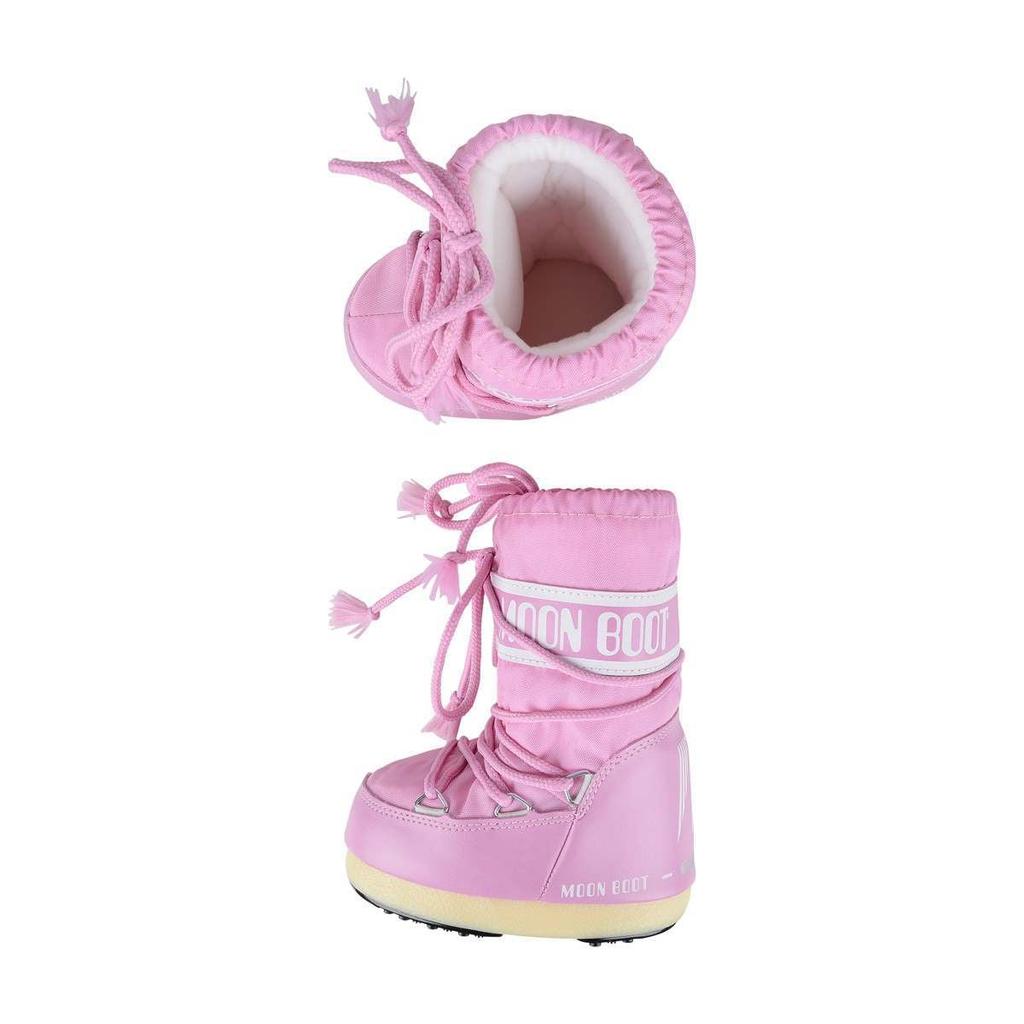 Moon Boot Pink, Navy, White, Black  Kids Nylon Snow Boots商品第6张图片规格展示