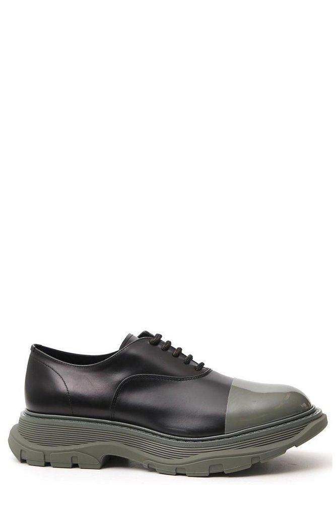 Alexander McQueen Chunky Derby Lace-Up Shoes商品第1张图片规格展示