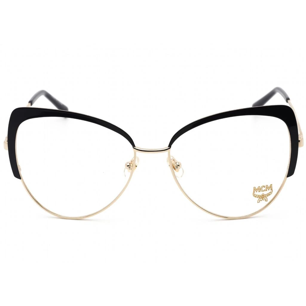 商品MCM|MCM Women's Eyeglasses - Clear Lens Shiny Gold/Violet Cat Eye Frame | MCM2128 750,价格¥424,第2张图片详细描述