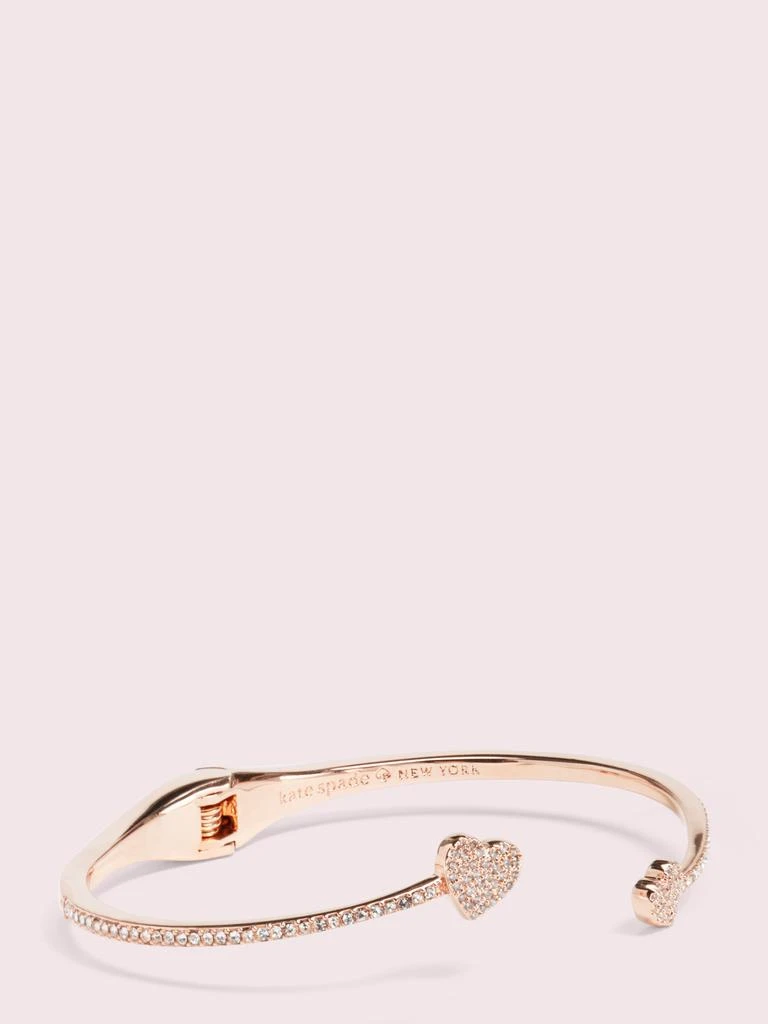 商品Kate Spade|yours truly 心形开口手镯,价格¥406,第3张图片详细描述