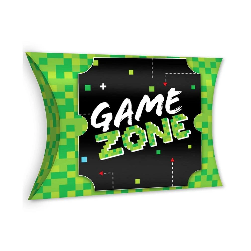 商品Big Dot of Happiness|Game Zone - Favor Gift Boxes - Pixel Video Game Party or Birthday Party Large Pillow Boxes - Set of 12,价格¥127,第1张图片