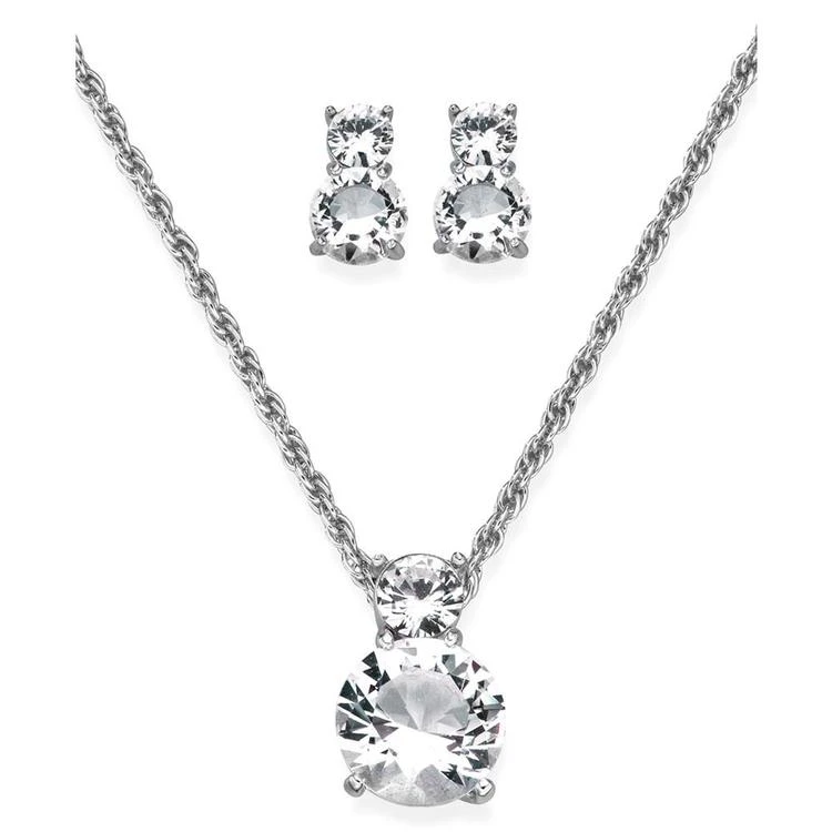 商品Swarovski|Pendant and Earrings Set, Crystal,价格¥996,第1张图片