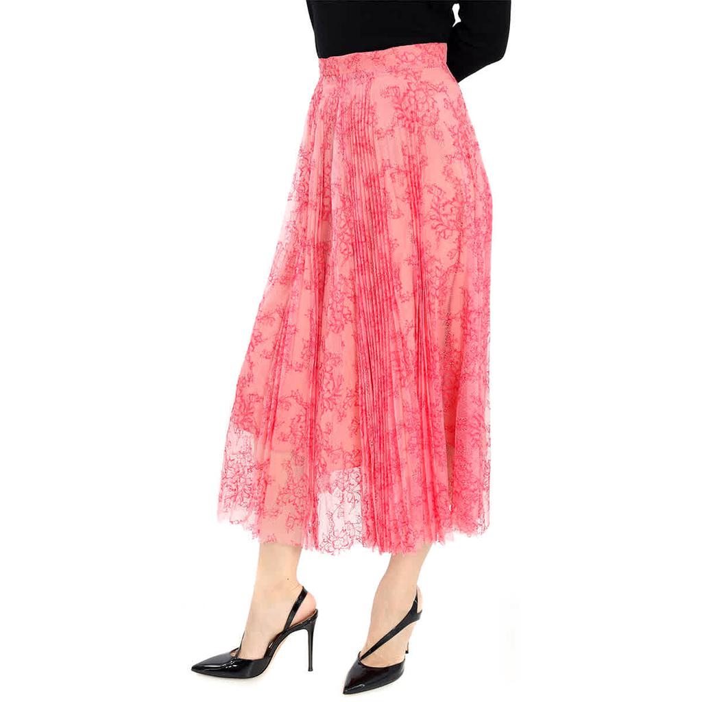 Ladies Formal Apricot Pleat Long Skirts商品第2张图片规格展示