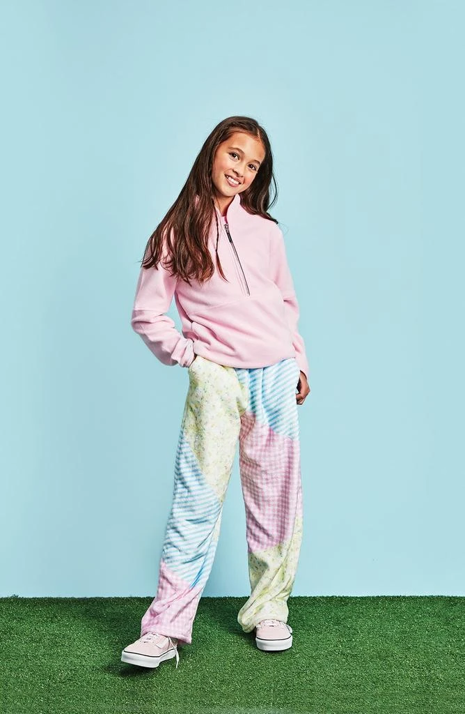 商品Iscream|Kids' Sweet Patchwork Plush Pants,价格¥79,第2张图片详细描述