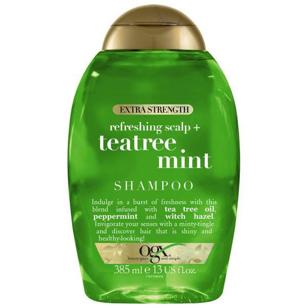 OGX Refreshing Scalp+ Teatree Mint Extra Strength Shampoo 385ml商品第1张图片规格展示