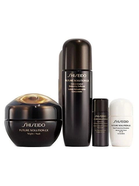 商品Shiseido|Future Solution LX 4-Piece Regenerating Ritual Skincare Set,价格¥2158,第2张图片详细描述