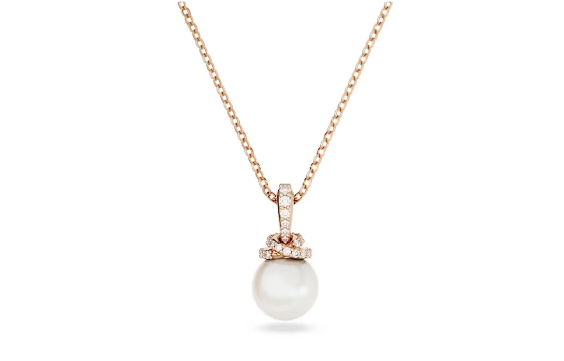 商品[国内直发] Swarovski|施华洛世奇 ORIGINALLY轻奢珍珠 镀玫瑰金色调 项链 女款,价格¥580,第1张图片