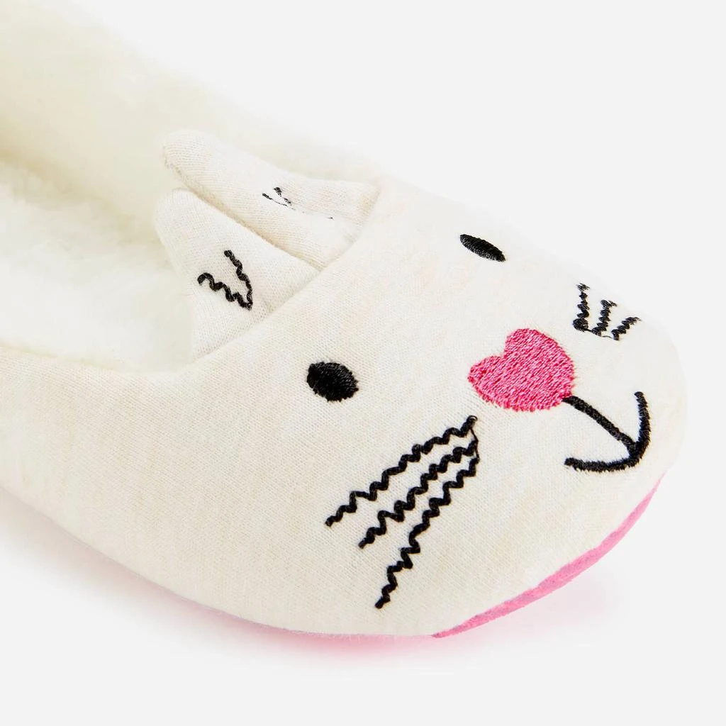 商品Joules|Joules Girls' Cat Slippers - Cream,价格¥49,第4张图片详细描述