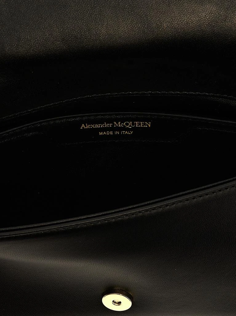 商品Alexander McQueen|The Mini Seal Crossbody Bags Black,价格¥11230,第4张图片详细描述