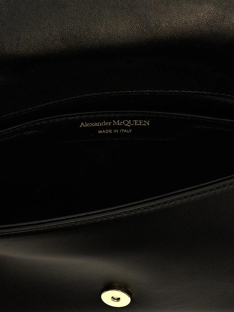 商品Alexander McQueen|The Mini Seal Crossbody Bags Black,价格¥8129,第4张图片详细描述