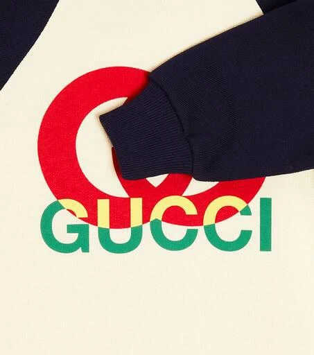商品Gucci|Baby Interlocking G cotton jersey onesie,价格¥2529,第3张图片详细描述