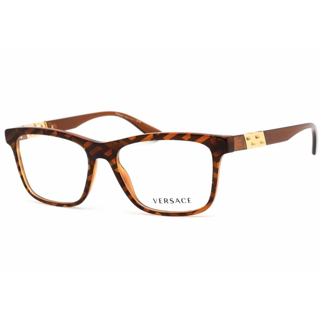 商品Versace|Versace Men's Eyeglasses - Havana Full Rim Plastic Frame Demo Lens | 0VE3319 5354,价格¥875,第1张图片