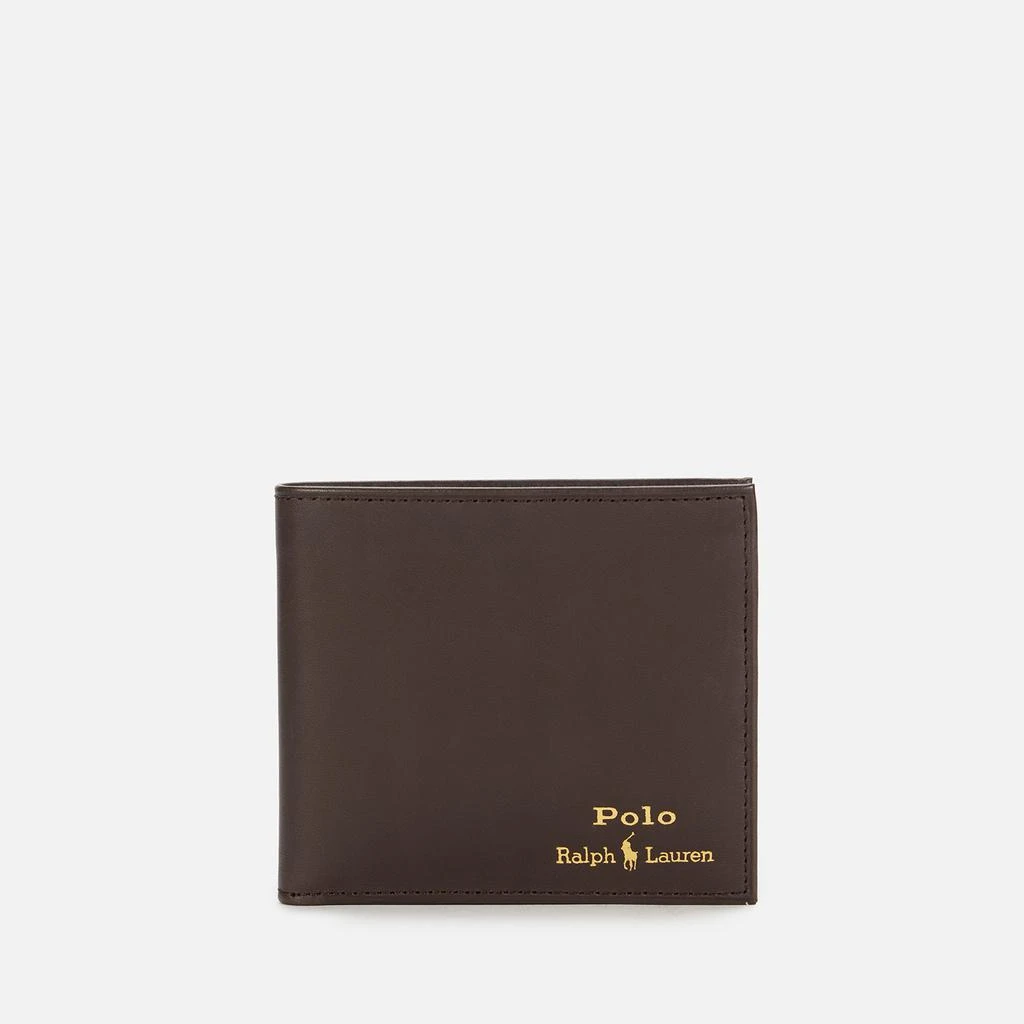 商品Ralph Lauren|Polo Ralph Lauren Men's Smooth Leather Wallet - Brown,价格¥523,第1张图片