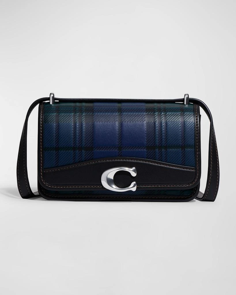 商品Coach|Bandit Plaid-Print Leather Crossbody Bag,价格¥3028,第1张图片