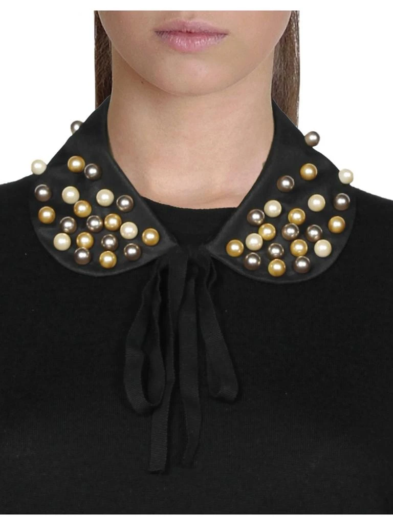 商品RED Valentino|Womens Embellished Tie Front Collar,价格¥961,第1张图片