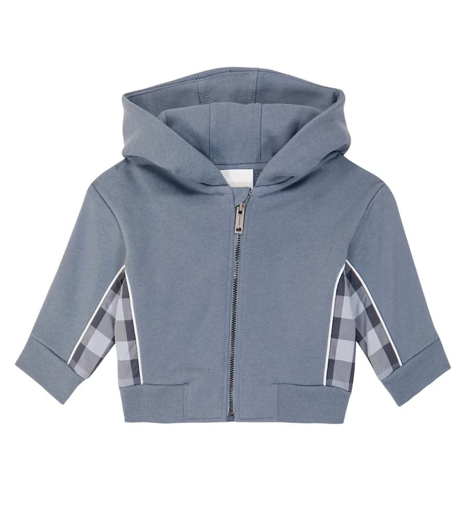 商品Burberry|Baby Graham cotton hoodie,价格¥2352,第1张图片