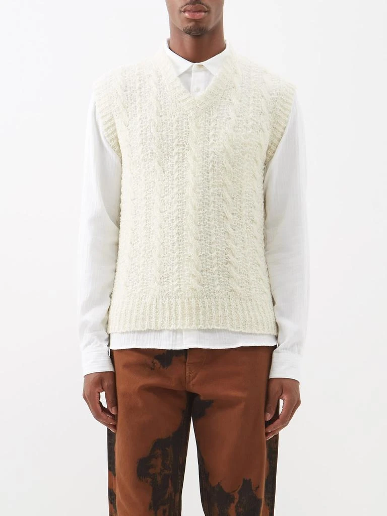 商品Our Legacy|Cable-knit sweater vest,价格¥1579,第1张图片