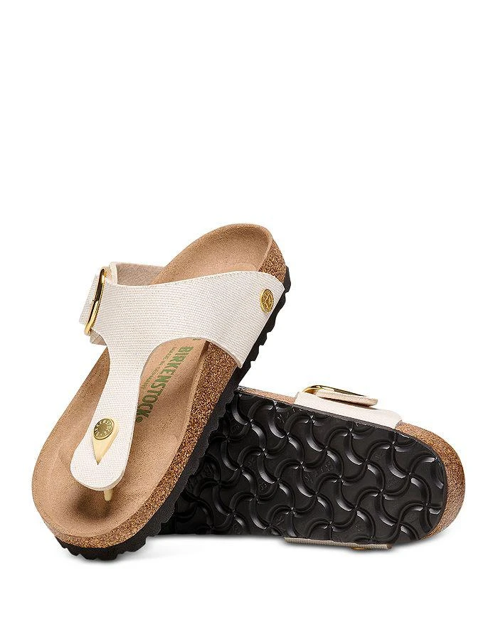 商品Birkenstock|Women's Gizeh Big Buckle Cotton Thong Sandals ,价格¥584,第3张图片详细描述