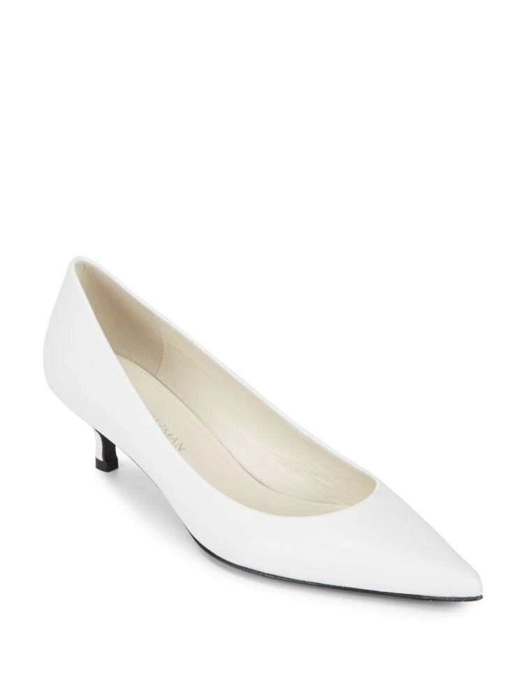 商品Stuart Weitzman|Poco Glitter Lamé Pumps,价格¥786,第4张图片详细描述
