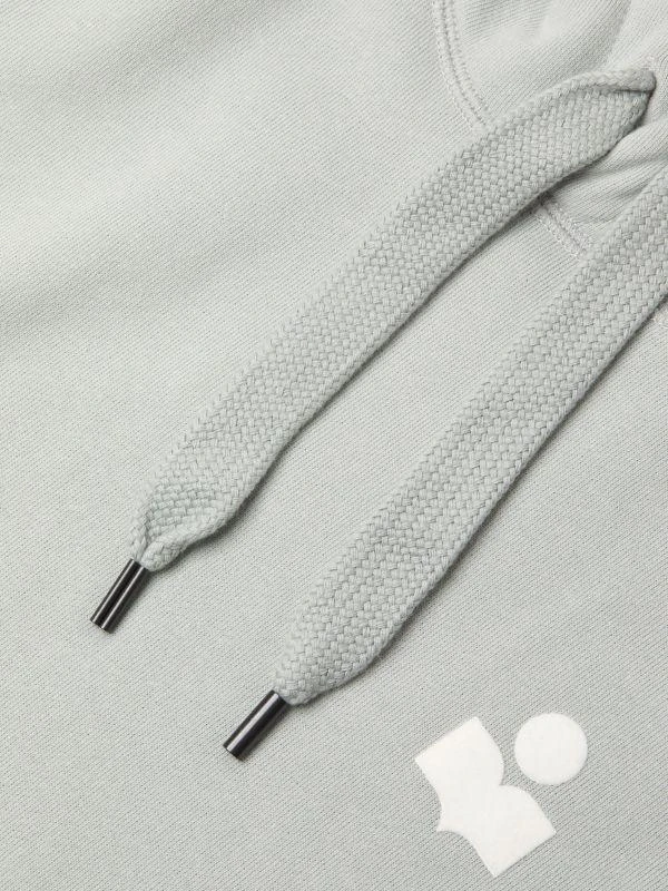 商品Isabel Marant|Malek Logo Cotton-Blend Hoodie,价格¥1345,第4张图片详细描述
