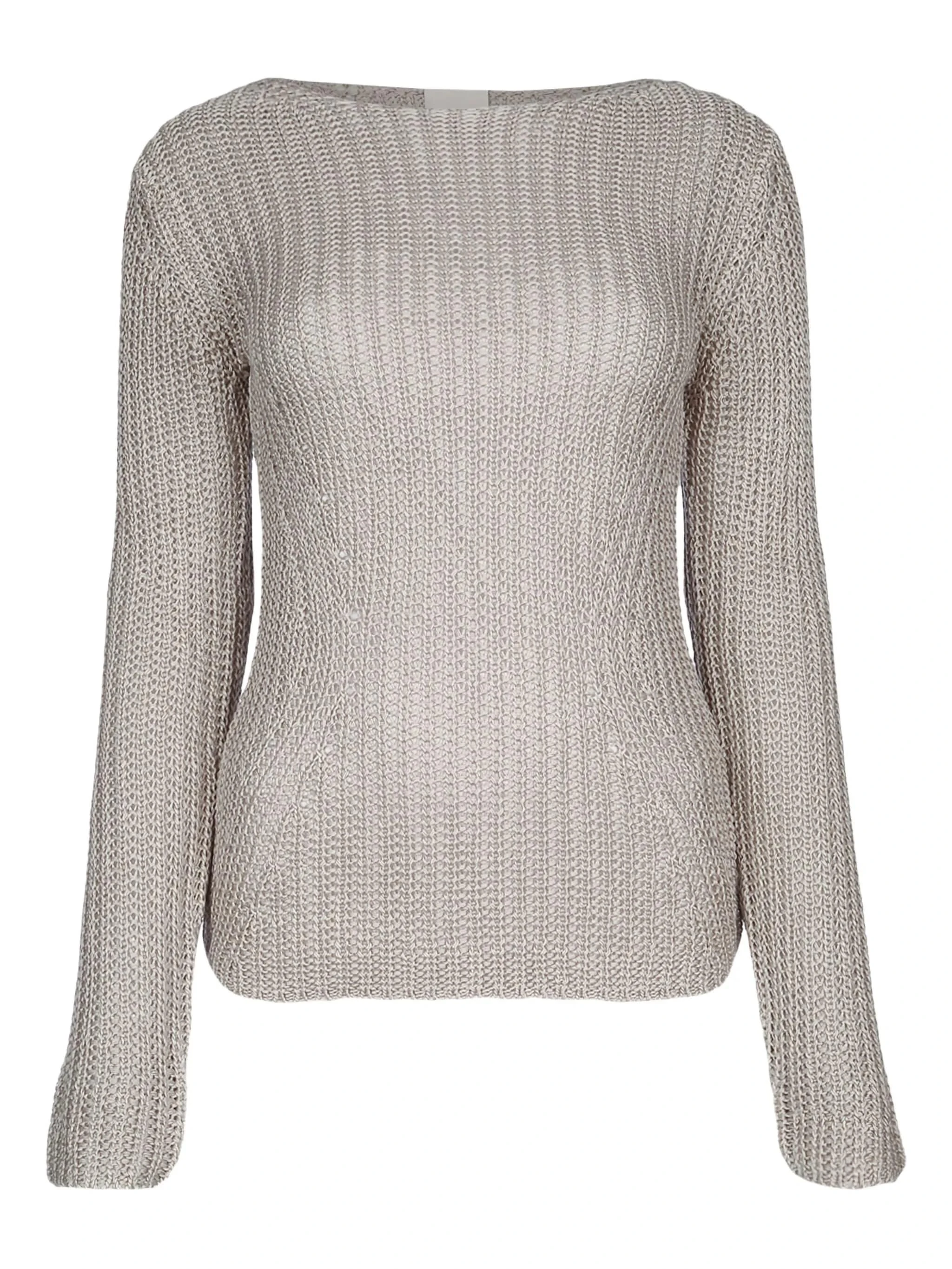 商品【商品预售7天】 Calvin Klein|Calvin Klein 女士针织毛衣 K20K208195PE0 灰色,价格¥1009,第1张图片