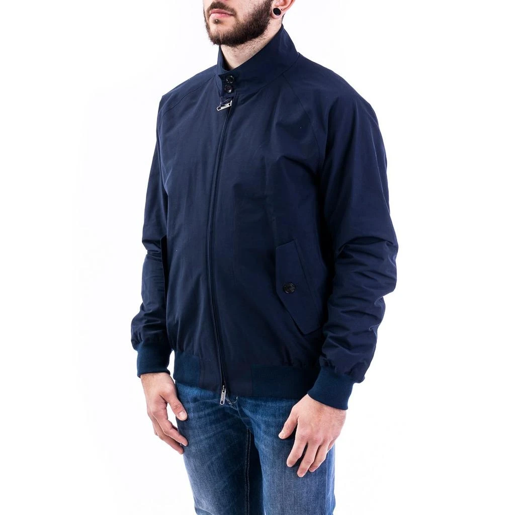 商品Baracuta|Baracuta Men&#39;s  Blue Cotton Outerwear Jacket,价格¥3377,第5张图片详细描述