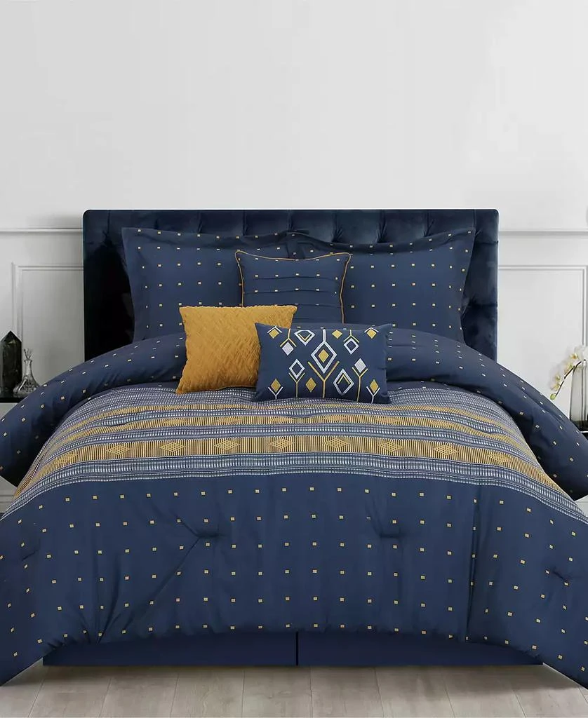 Minerva Geometric 7-Pc. Comforter Set 商品