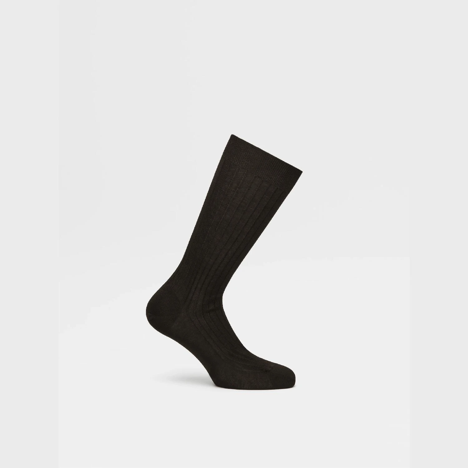 包邮包税【预售7天发货】 ZEGNA杰尼亚 23秋冬 男士 袜子 Black Cotton Socks N4V40-010-001 商品