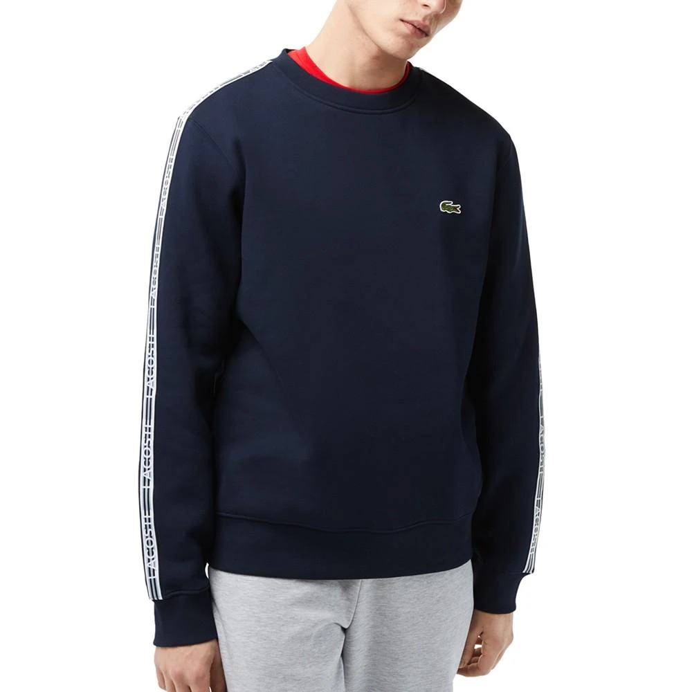 商品Lacoste|Men's Logo-Tape Crewneck Sweatshirt,价格¥406,第1张图片