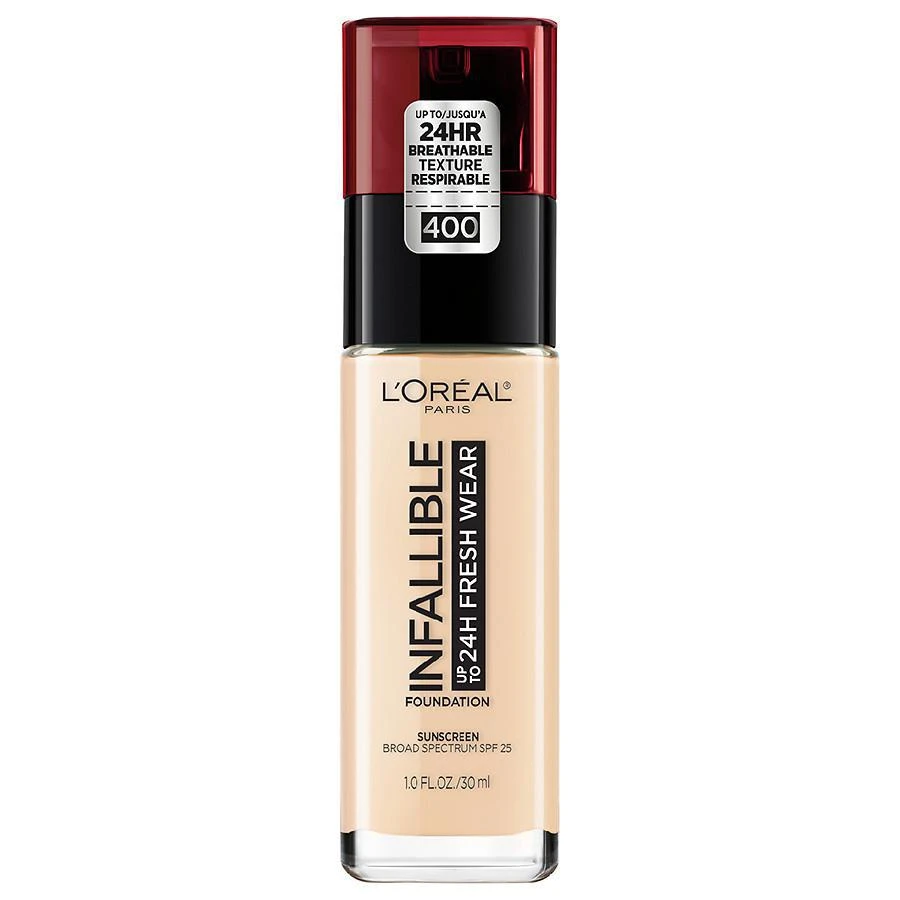 商品L'Oreal Paris|L'Oreal Paris Infallible 24 Hour Fresh Wear Foundation, Lightweight,价格¥126,第1张图片