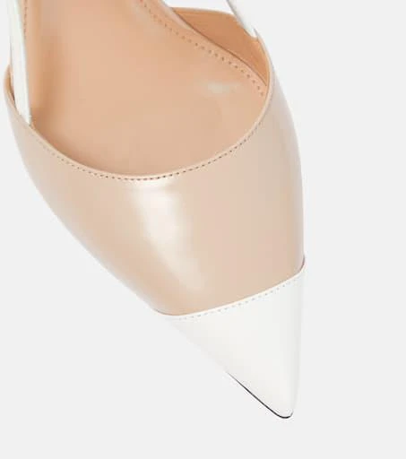 Leather slingback pumps 商品