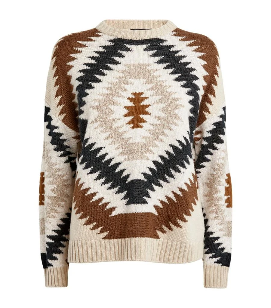商品Weekend Max Mara|Geometric Knit Sweater,价格¥2155,第1张图片