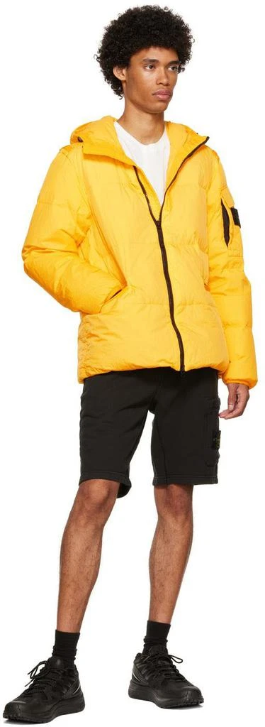 商品Stone Island|Yellow Crinkle Rep Down Jacket,价格¥4023,第5张图片详细描述