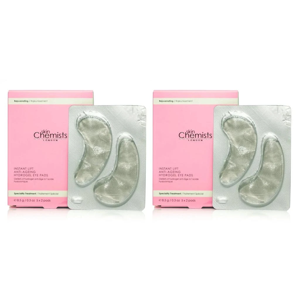 商品skinChemists|Instant Lift Anti-Aging Hydrogel Eye Pads (5 x 2) Twin Value Savings Pack,价格¥118,第1张图片