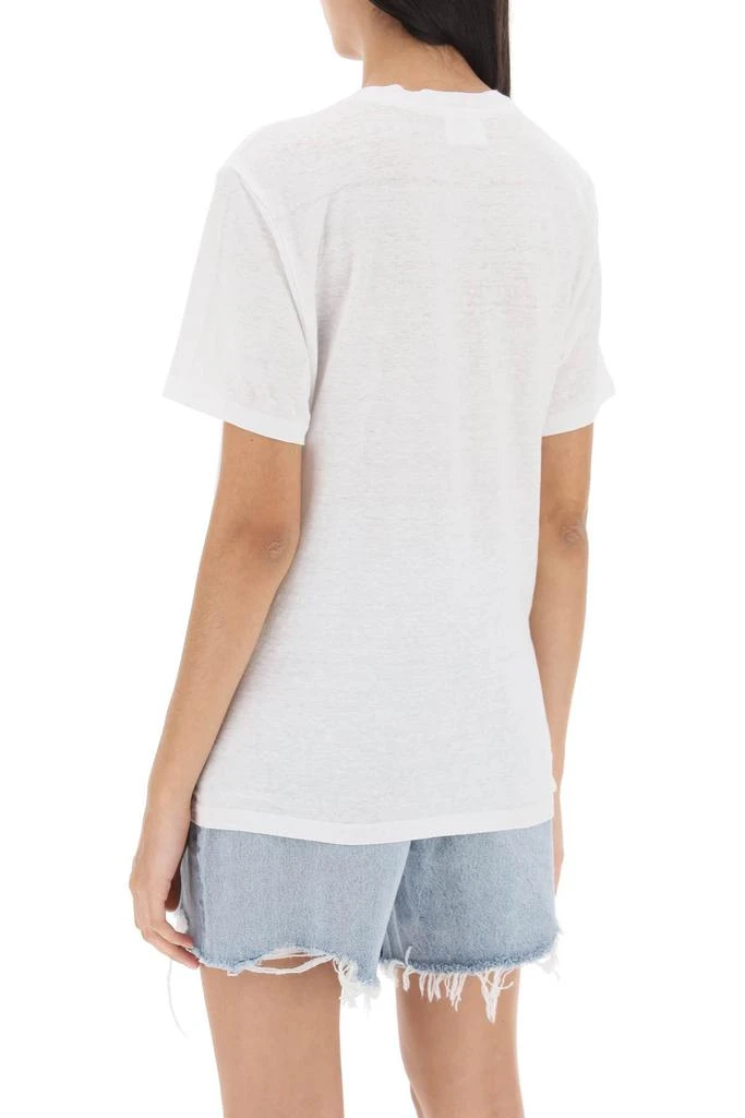 商品Isabel Marant|zewel t-shirt with metallic logo print,价格¥690,第3张图片详细描述