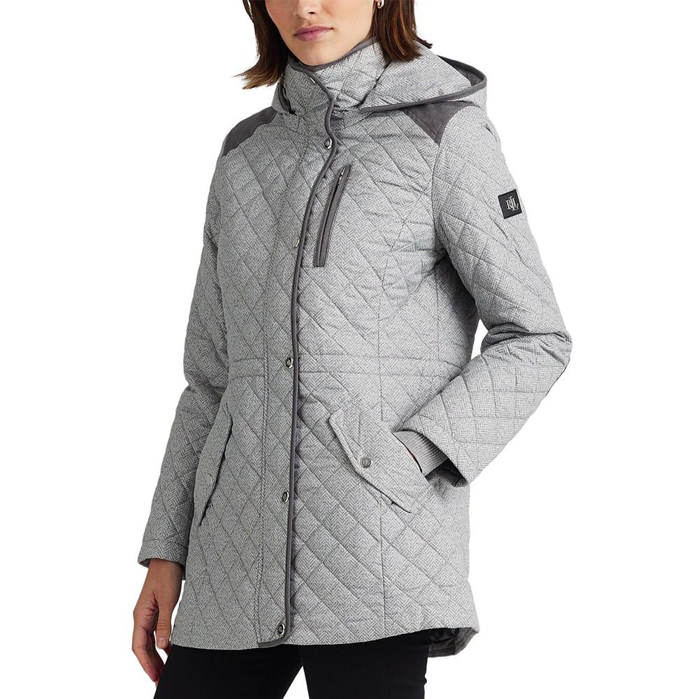 Women's Quilted Hooded Coat, Created for Macy's商品第1张图片规格展示