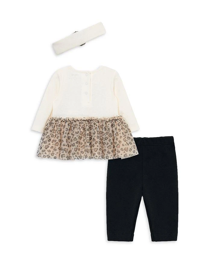 商品Little Me|Girls' Leopard Tutu Top, Headband & Leggings Set - Baby  ,价格¥314,第2张图片详细描述