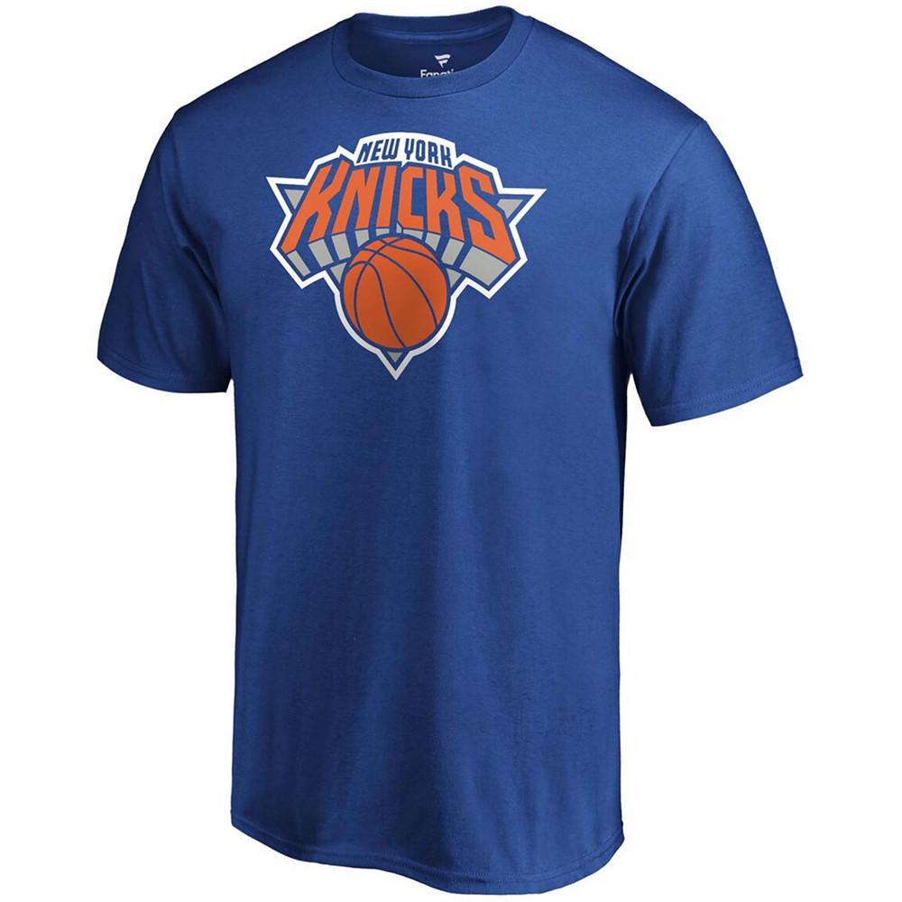 商品Majestic|Fanatics Branded Men's New York Knicks Playmaker Name & Number T-Shirt - R.J. Barrett,价格¥186,第4张图片详细描述