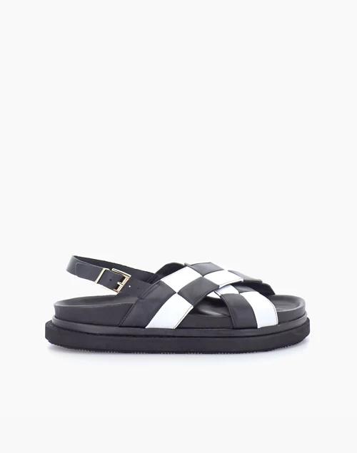 ALOHAS Marshmallow Scacchi Black & White Sandal商品第1张图片规格展示