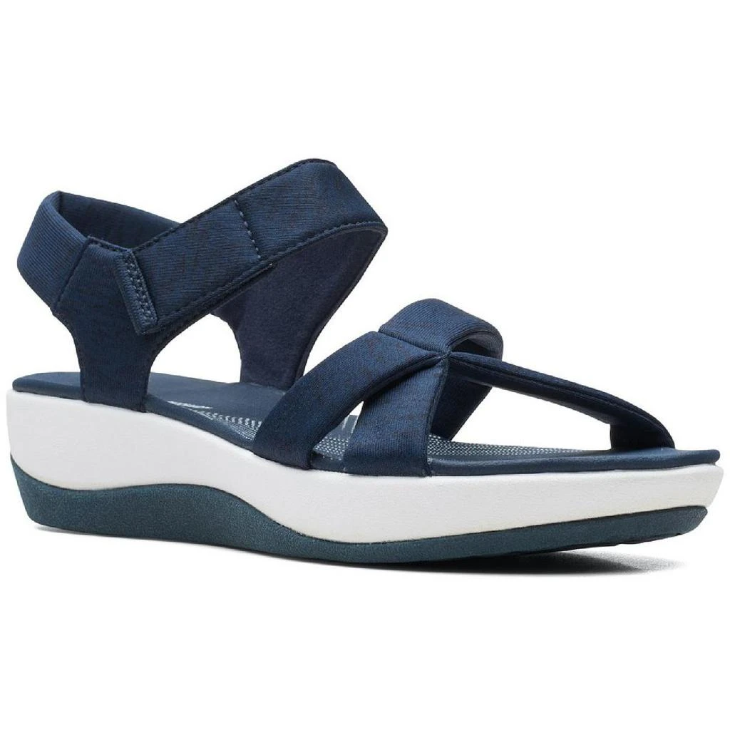 商品Clarks|Clarks Womens Arla  Faux Leather Flip-Flops,价格¥481,第1张图片详细描述