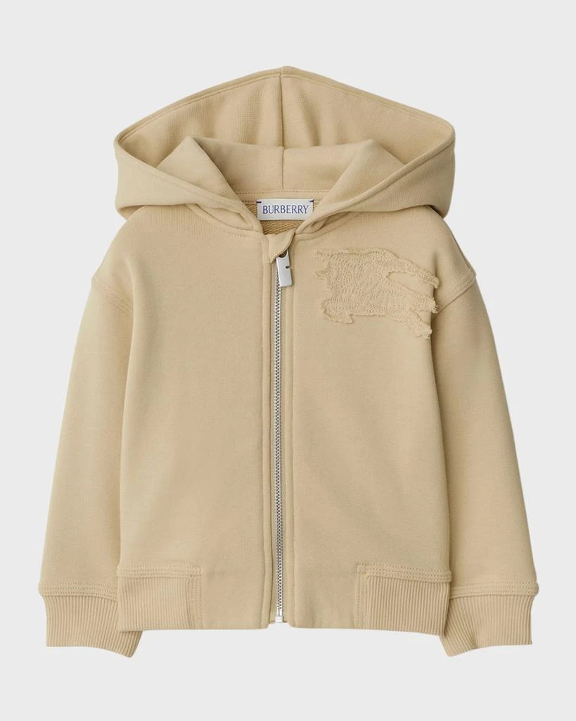 商品Burberry|Boy's Hoodie W/ Equestrian Knight Detail, Size 12M-2,价格¥2161,第1张图片