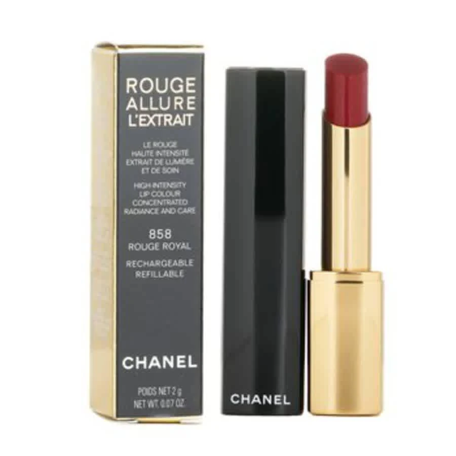 商品Chanel|Ladies Rouge Allure L’extrait Lipstick 0.07 oz # 858 Rouge Royal Makeup 3145891638585,价格¥457,第2张图片详细描述