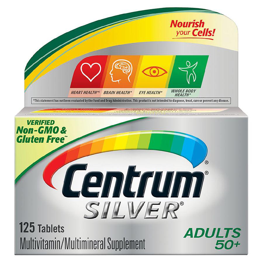 Adult Age 50+, Complete Multivitamin Supplement Tablet商品第1张图片规格展示
