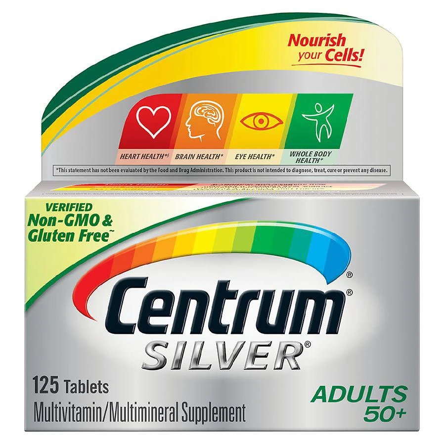 商品Centrum|Adult Age 50+, Complete Multivitamin & Multimineral Supplement Tablet,价格¥96,第1张图片