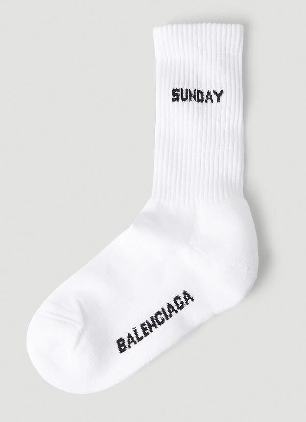 商品Balenciaga|Pack of Seven Day of the Week Socks in White,价格¥6186,第1张图片
