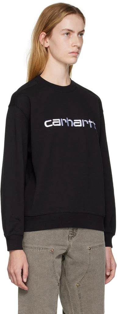 商品Carhartt WIP|Black Embroidered Sweatshirt,价格¥276,第2张图片详细描述