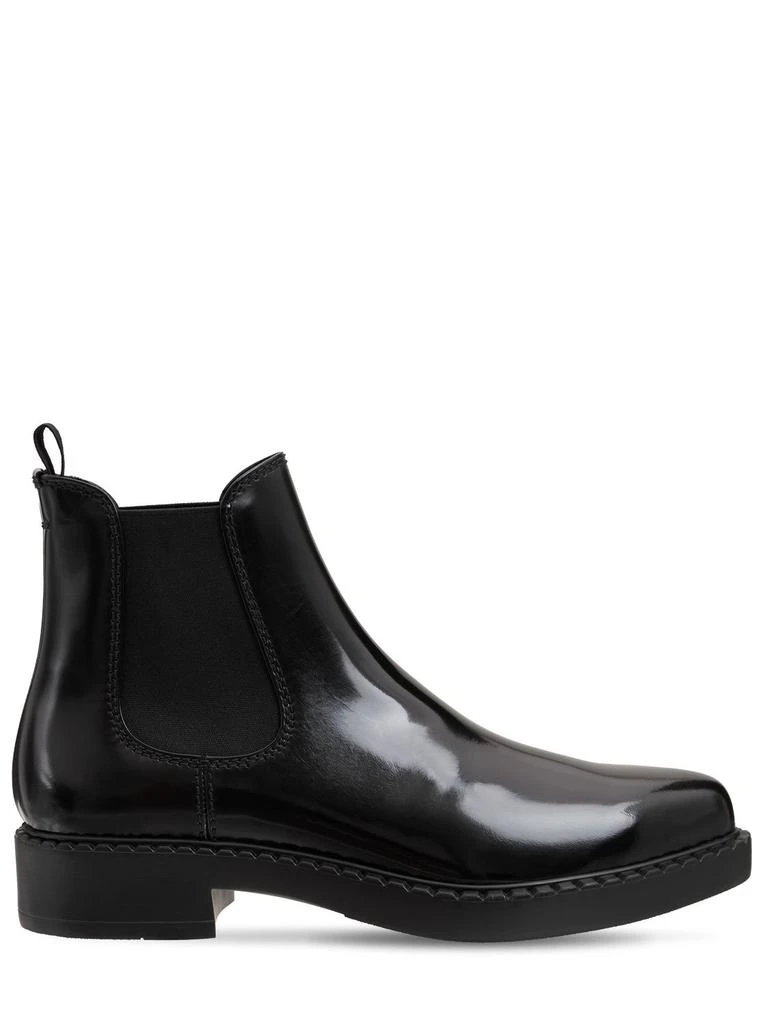 商品Prada|Leather Chelsea Boots,价格¥8741,第1张图片