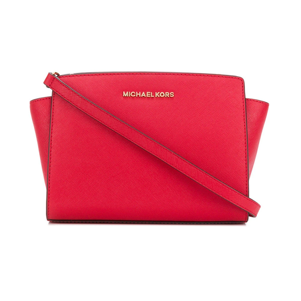 商品[国内直发] Michael Kors|Michael Kors 迈克高仕 女士亮红色牛皮斜挎包 30T3GLMM2L-brightred,价格¥915,第1张图片